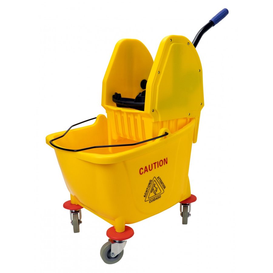 Chaudière et essoreuse jaune 36L