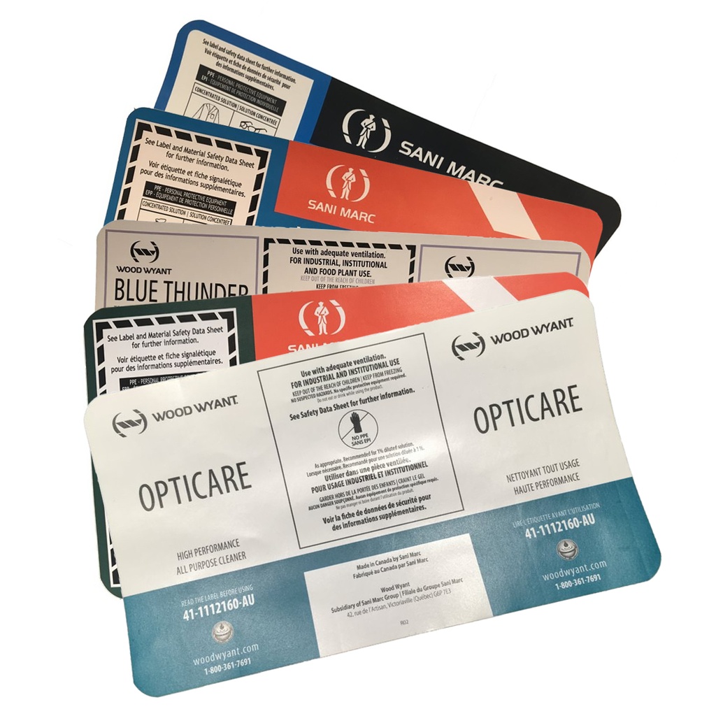 Sprayer label
