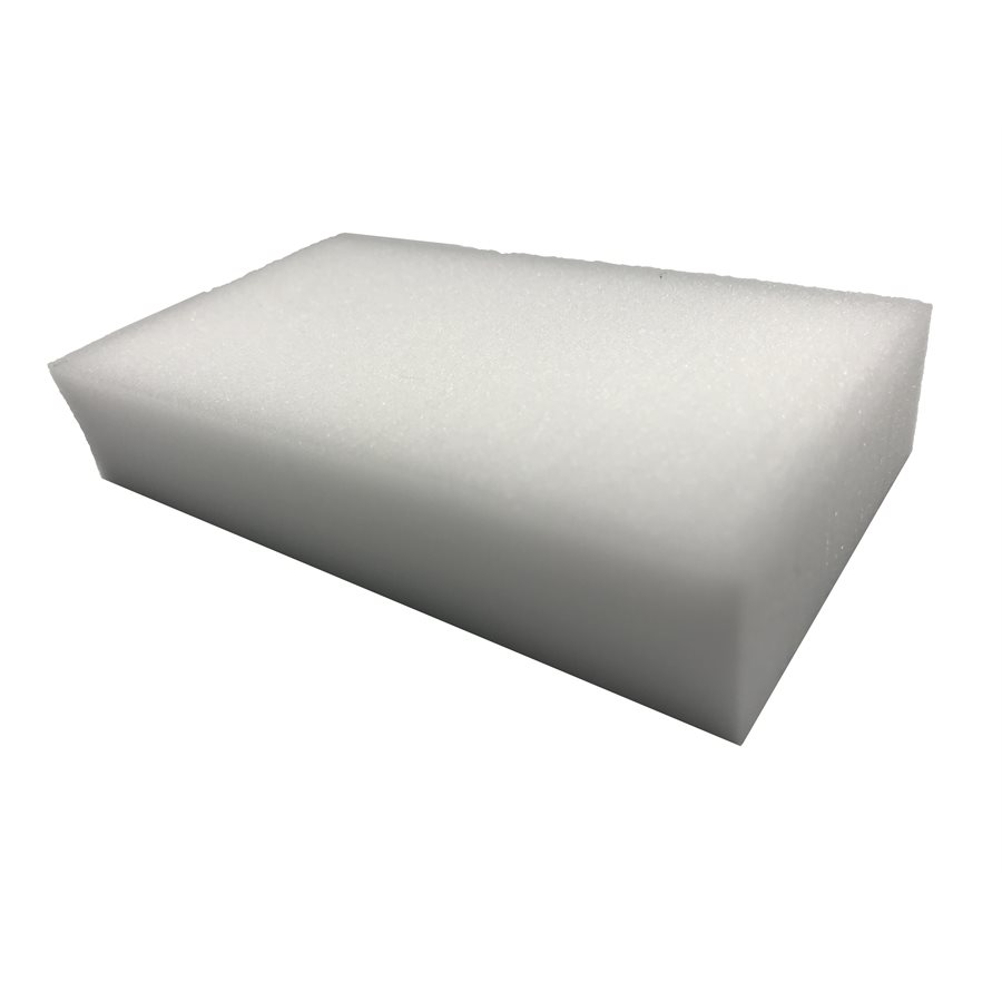 White melamine sponge