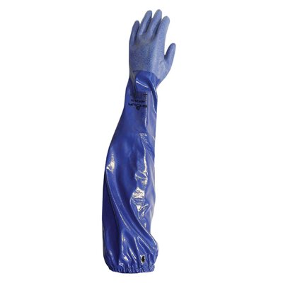[4675-S] Gant bleus longs (Petit)