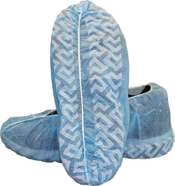 Blue shoe cover