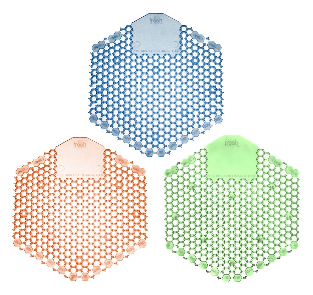 Ecran d'urinoir désodorisant Wave 3D