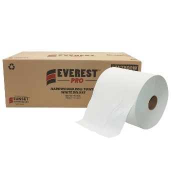Papier à main recyclé - 1 épaisseur - Blanc - 6 rouleaux de 800' 