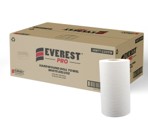 Recycled hand towels - 1 ply - White - 12 rolls of 205'