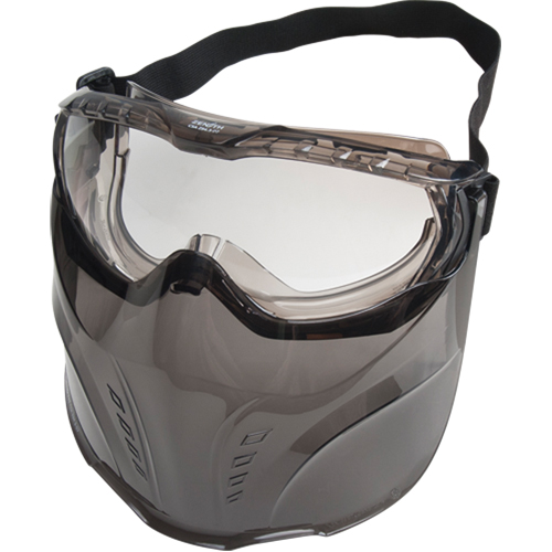 Lunettes à coques de sécurité avec visière de série Z2300, Lentille Transparent, Antibuée, Ventilation Indirecte