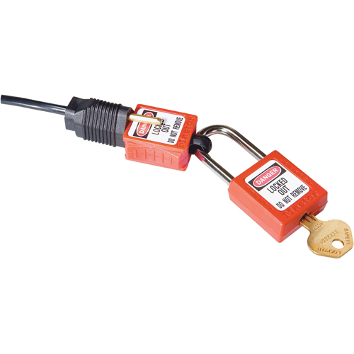 Electrical outlet locking device