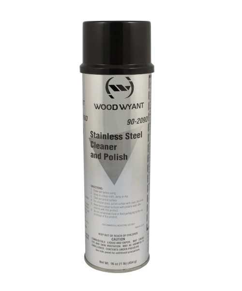 Aerosol stainless steel cleaner