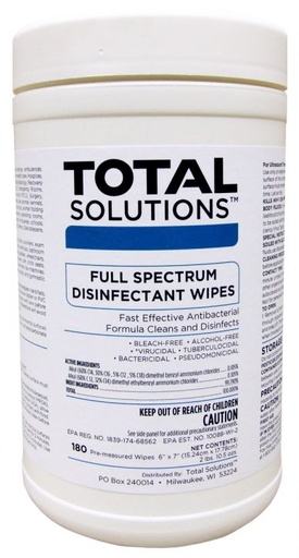 [94737] Full spectrum disinfectant wipes