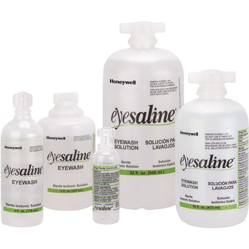 [5283-6345] Bouteille de solution saline pour douche oculaire